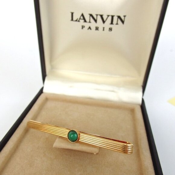 Authentic LANVIN Nek Tie pin metal [Used] - Picture 1 of 7